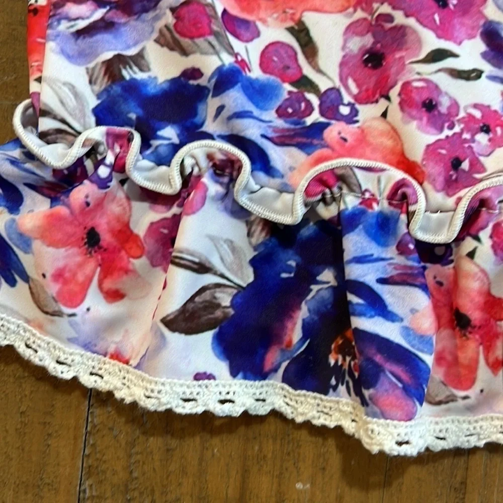 cheeky plum floral print